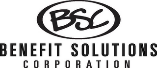 BSC BENEFIT SOLUTIONS C O R P O R A T I O N logo