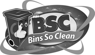 BSC BINS SO CLEAN logo