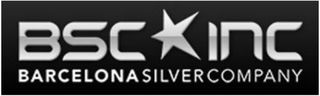 BSC INC BARCELONA SILVER COMPANY logo