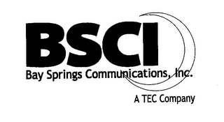 BSCI BAY SPRINGS COMMUNICATIONS, INC. A TEC COMPANY logo