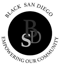 BSD BLACK SAN DIEGO EMPOWERING OUR COMMUNITY logo