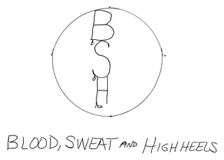 BSH BLOOD, SWEAT AND HIGH HEELS logo