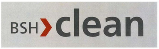 BSH CLEAN logo