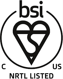 BSI BS C US NRTL LISTED logo