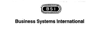 BSI BUSINESS SYSTEMS INTERNATIONAL logo