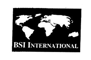 BSI INTERNATIONAL logo