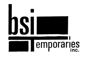 BSI TEMPORARIES INC. logo