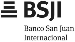 BSJI BANCO SAN JUAN INTERNACIONAL logo