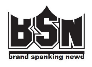 BSN BRAND SPANKING NEWD logo