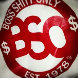 BSO BOSS SHITT ONLY $$ EST 1978 logo
