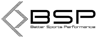 BSP BETTER SPORTS PERFORMANCE logo