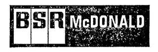 BSR MCDONALD logo