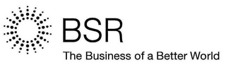 BSR THE BUSINESS OF A BETTER WORLD logo