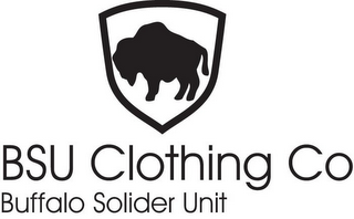 BSU CLOTHING CO BUFFALO SOLDIER UNIT logo