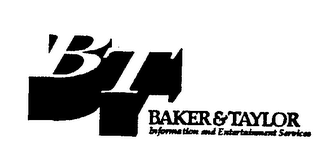 BT BAKER & TAYLOR INFORMATION AND ENTERTAINMENT SERVICES logo