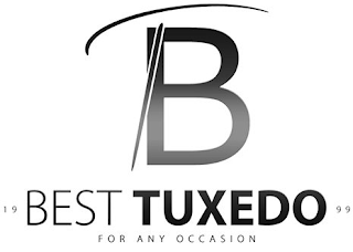 BT BEST TUXEDO 1999 FOR ANY OCCASION logo
