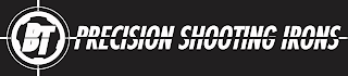 BT PRECISION SHOOTING IRONS logo