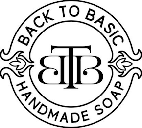 BTB BACK TO BASIC HANDMADE SOAP logo