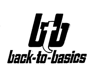 BTB BACK-TO-BASICS logo