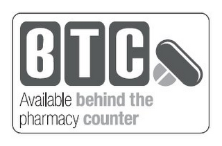 BTC AVAILABLE BEHIND THE PHARMACY COUNTER logo