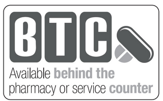 BTC AVAILABLE BEHIND THE PHARMACY OR SERVICE COUNTER logo