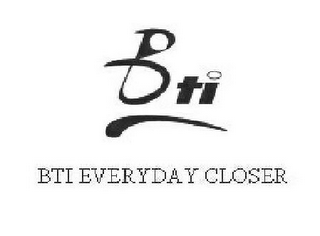 BTI BTI EVERYDAY CLOSER logo