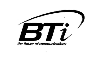 BTI THE FUTURE OF COMMUNICATIONS logo