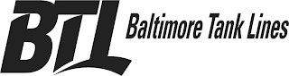 BTL BALTIMORE TANK LINES logo