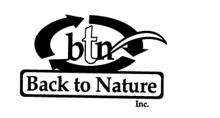 BTN BACK TO NATURE INC. logo
