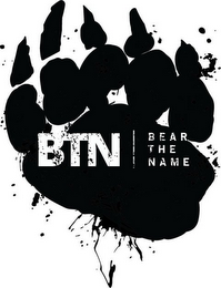 BTN, BEAR THE NAME, BEAR THE NAME OUTFITTERS logo