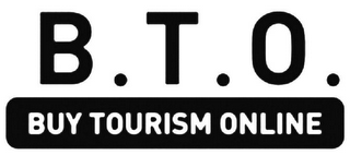 B.T.O. BUY TOURISM ONLINE logo