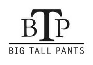 BTP BIG TALL PANTS logo