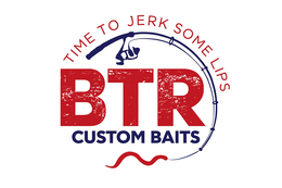 BTR CUSTOM BAITS TIME TO JERK SOME LIPS logo