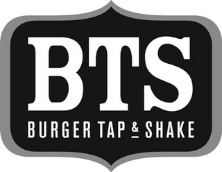 BTS BURGER TAP & SHAKE logo
