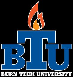 BTU BURN TECH UNIVERSITY logo
