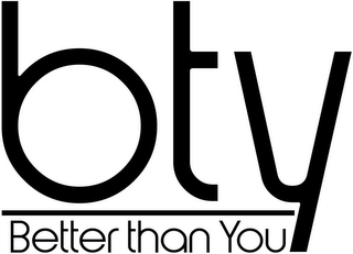 BTY BETTER THAN YOU logo