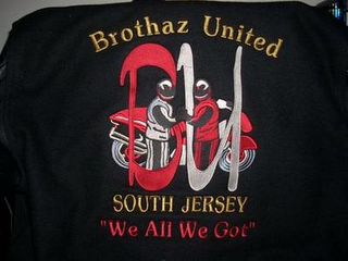 BU BROTHAZ UNITED SOUTH JERSEY "WE ALL WE GOT" logo