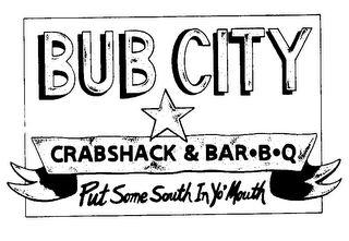 BUB CITY CRABSHACK & BAR-B-Q logo