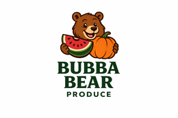 BUBBA BEAR PRODUCE logo