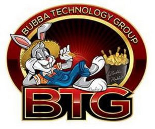 BUBBA TECHNOLOGY GROUP BTG BUBBA RABBIT LUCKY logo