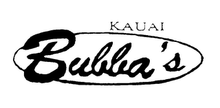 BUBBA'S KAUAI logo