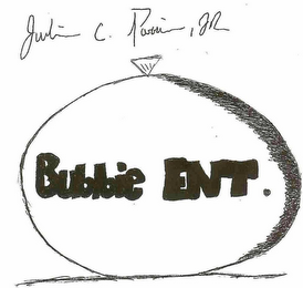 BUBBIE ENT. JULIUS C. PARRISH JR logo