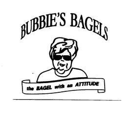 BUBBIE'S BAGELS THE BAGEL WITH AN ATTITUDE logo