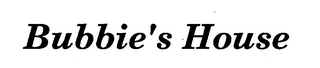 BUBBIE'S HOUSE logo