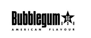 BUBBLBEUM BG USA AMERICAN FLAVOUR logo