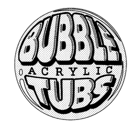 BUBBLE ACRYLIC TUBS logo