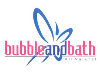 BUBBLE AND BATH ALL NATURAL logo