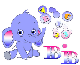 BUBBLE BABBIES ABC 123 logo