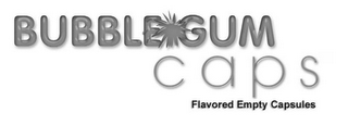 BUBBLE GUM CAPS FLAVORED EMPTY CAPSULES