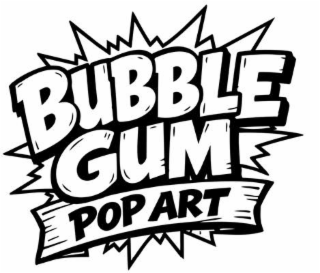 BUBBLE GUM POP ART logo